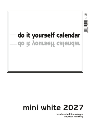 MINI WHITE BLANKOKALENDER DIY BASTEL SELBSTGESTALTEN